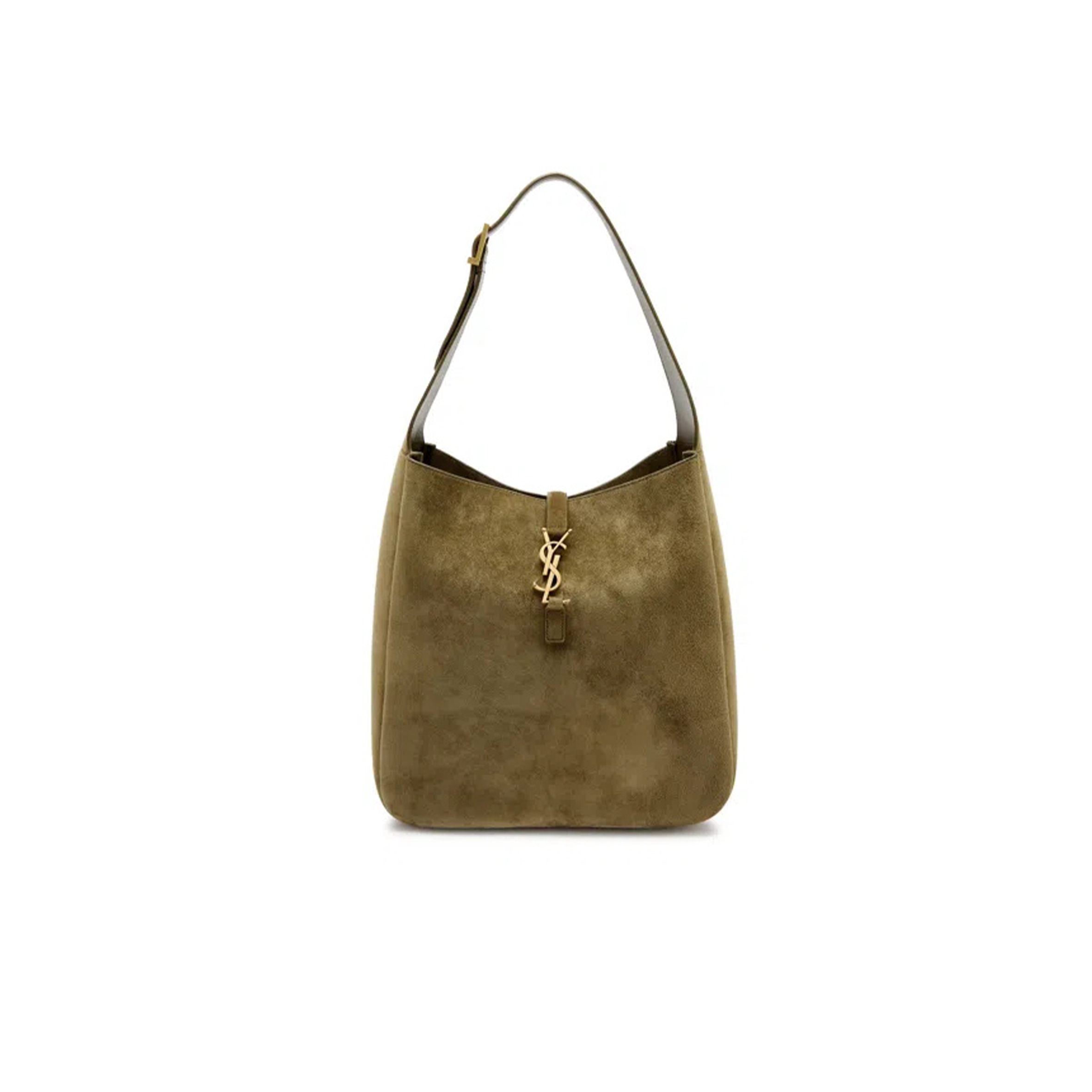 Y*L le 5 À 7 suede hobo bag in olive (30*31*13cm)